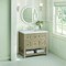 James Martin Vanities 36'' Single Vanity, Whitewashed Oak w/ 3 CM Arctic Fall Solid Surface Top 330-V36-WWO-3AF - alternate 3